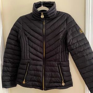 Michael Kors black puffer coat. XS.